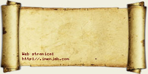 Jana Ivezić vizit kartica